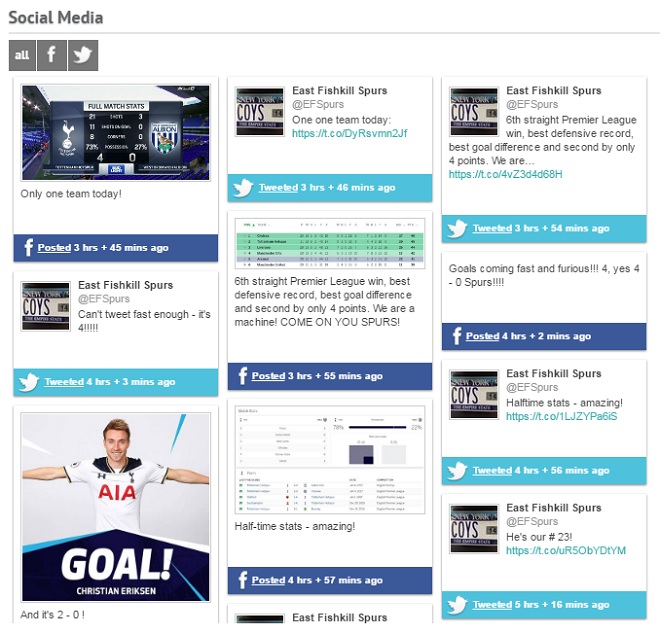 Social Wall Home Page