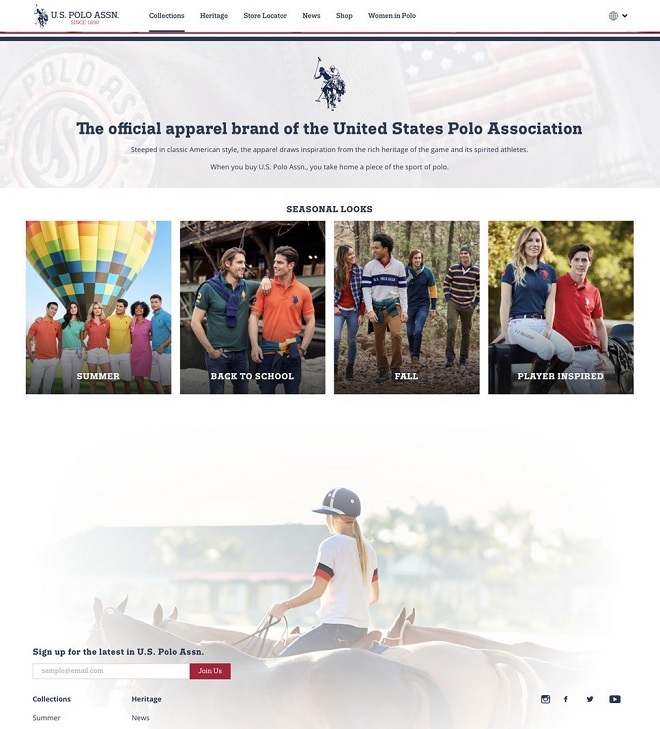 US Polo Association Website